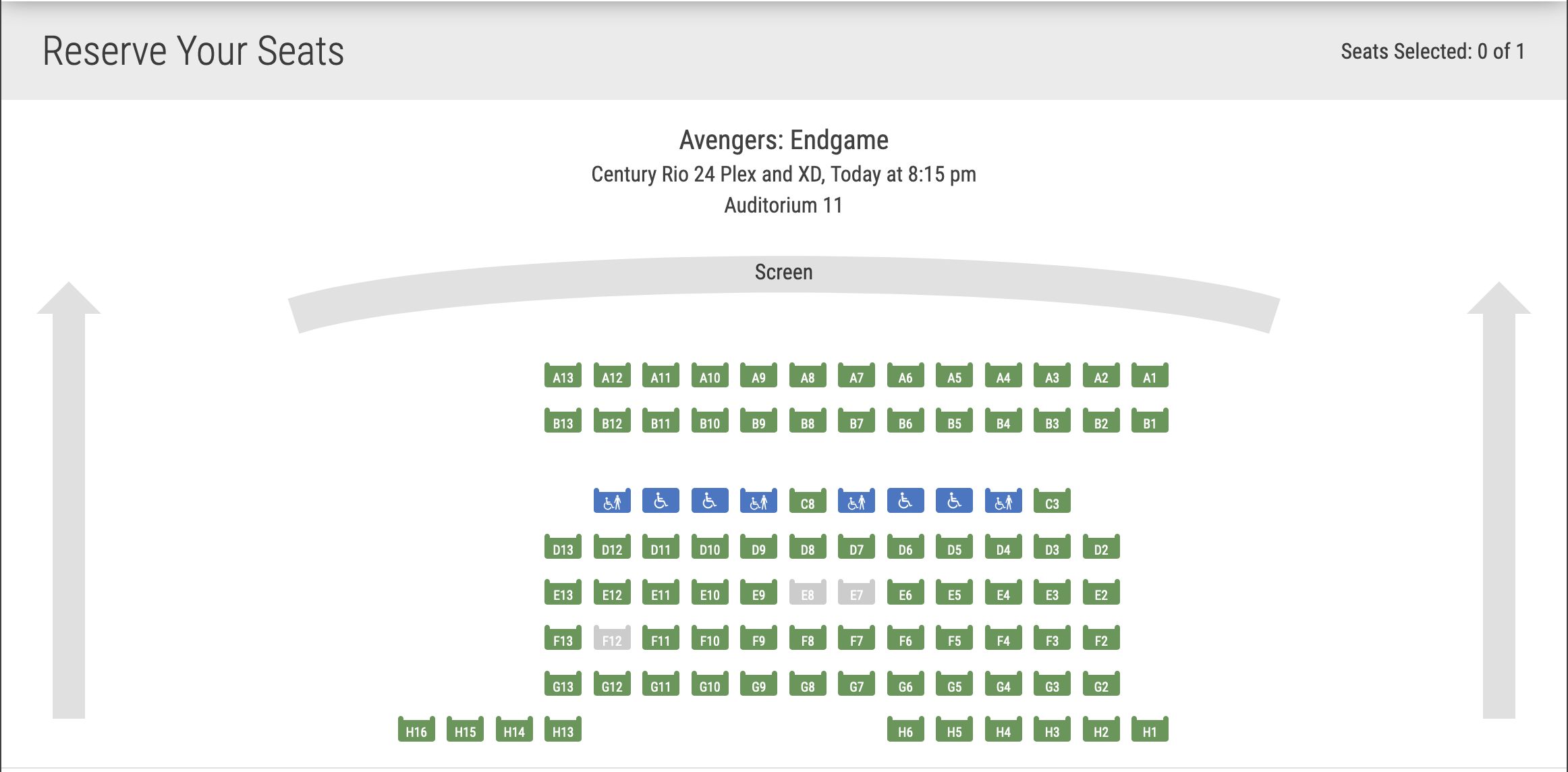 Bypassing Cinemark's Gap Restriction